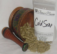 cold snap tablets from baileys naturals